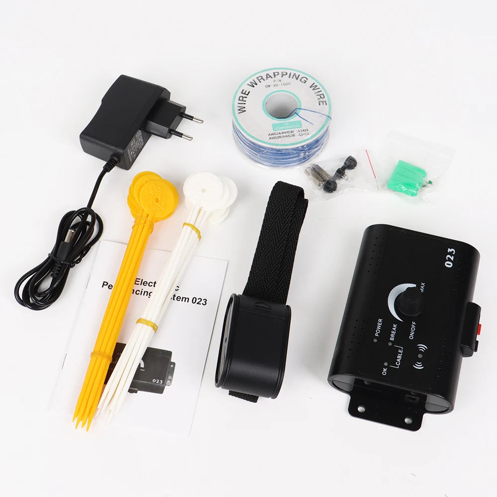 HT-023 Rechargeable Electronic Dog Fence & Training Collar System
