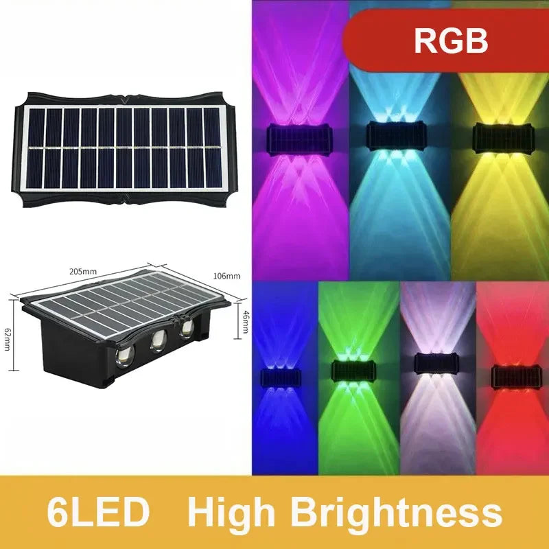 CowLost | product_id-solar-led-outdoor-wall-light-high-brightness-up-and-down-garden-lamp |25