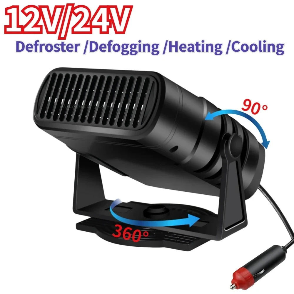 CowLost | car-heater-12v-24v-heater-portable-defogger-defroster-heating-fan-200w-dryer-windshield-defogging-household-heater-new |7