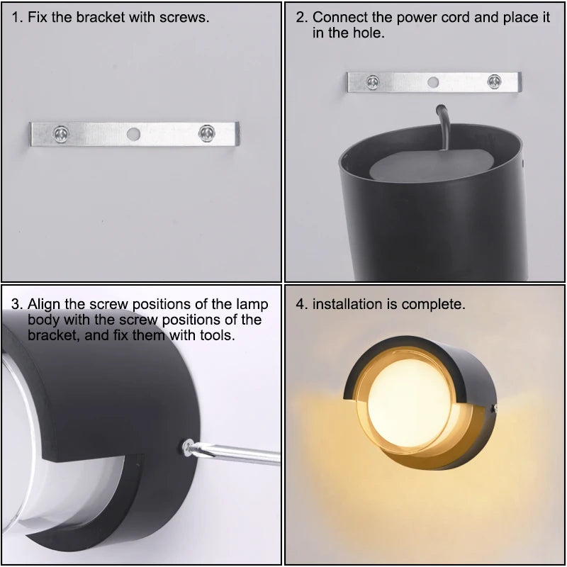 CowLost | product_id-modern-ip65-waterproof-led-outdoor-wall-lamp-for-porch-garden-balcony-ac85-265v |10