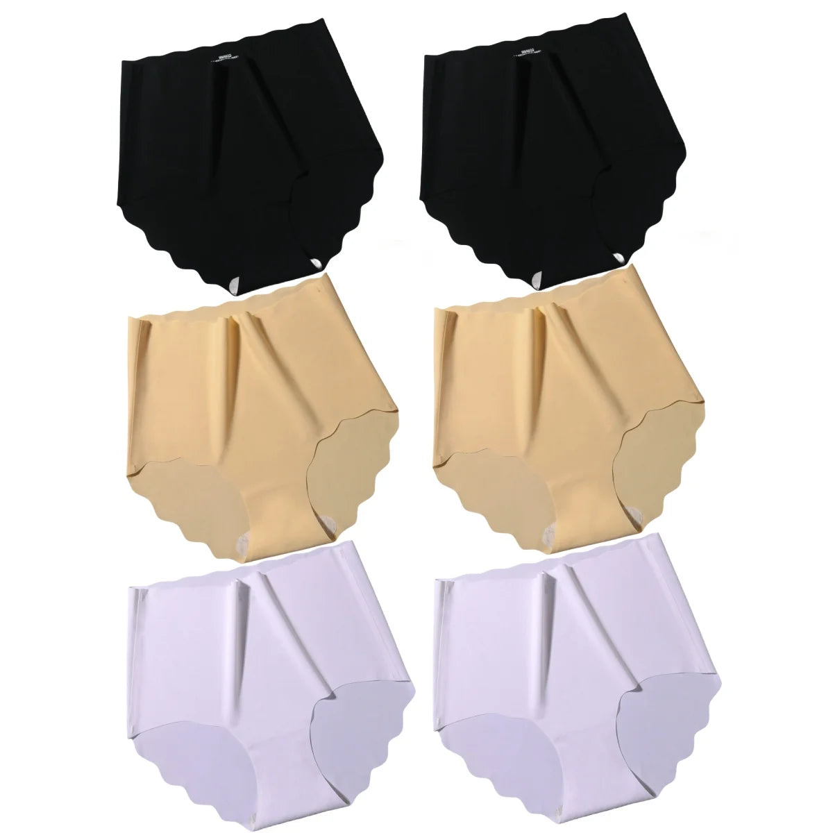 CowLost | product_id-6pcs-women-high-waist-seamless-ice-silk-briefs-m-xxl |28