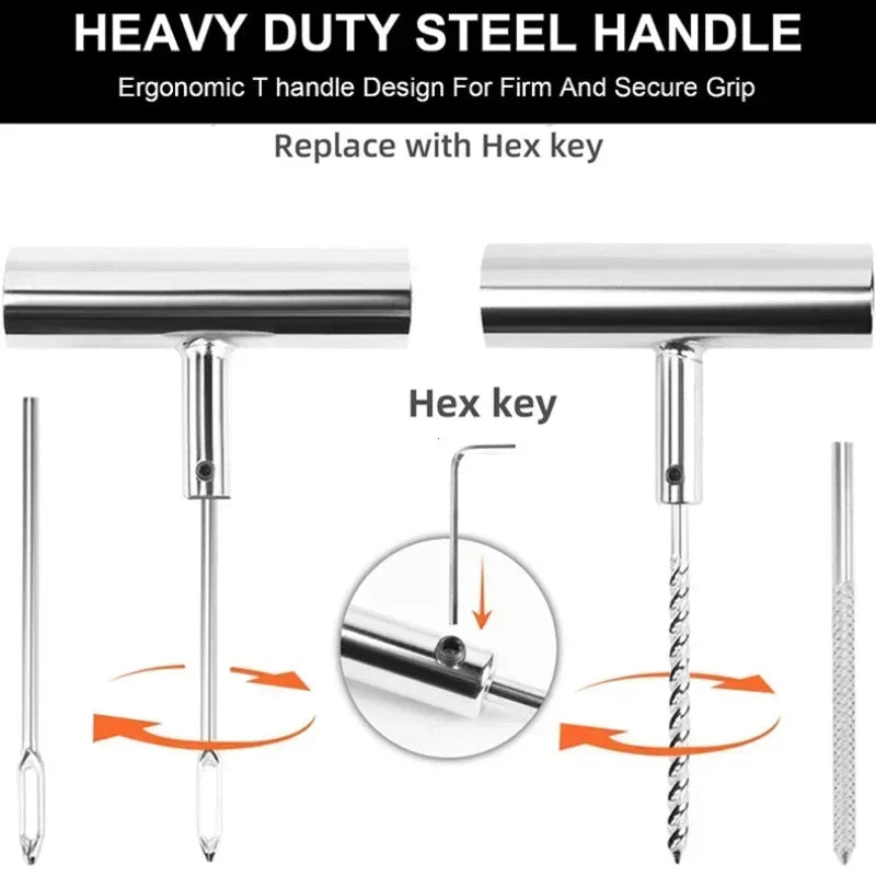CowLost | 33-57pcs-auto-tire-repair-set-puncture-repair-tools |10