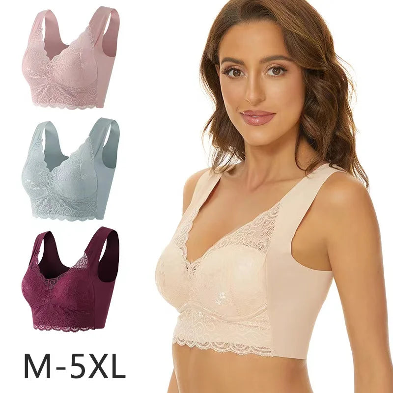 CowLost | seamless-large-size-underwear-womens-small-breasts-gather-no-steel-ring-on-the-collection-auxiliary-breast-anti-sagging-bra |2