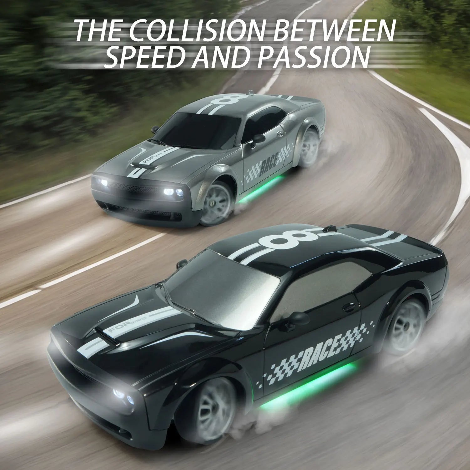 CowLost | fencing-barriers-dodge-hellcat-1-16-4wd-high-speed-remote-control-drift-car |3