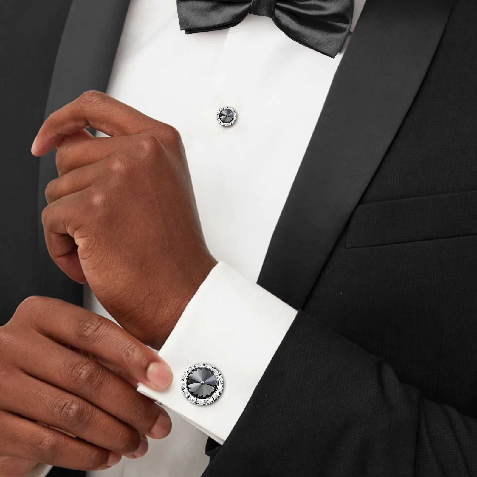 CowLost | clothing-accessories-hawson-royal-blue-gemstone-cufflinks-tuxedo-studs-set-for-men-formal-wear |26