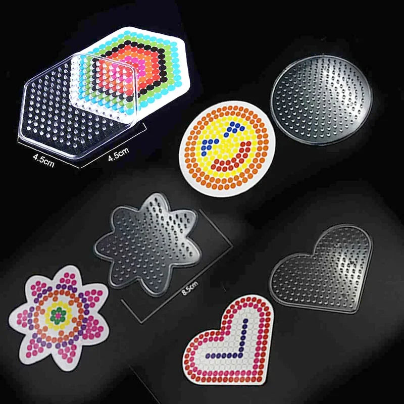 5mm Beads Pegboard Template for Iron Beads DIY Puzzle Toy 1pcs