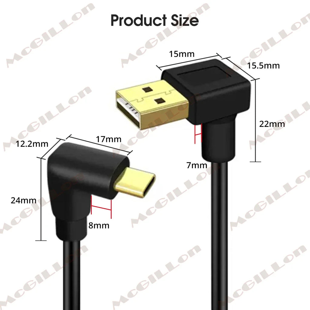 CowLost | product_id-0-25m-0-5m-90-usb-a-to-type-c-fast-charging-data-cable-for-iphone-15-16-xiaomi-samsung-huawei-tablet |6