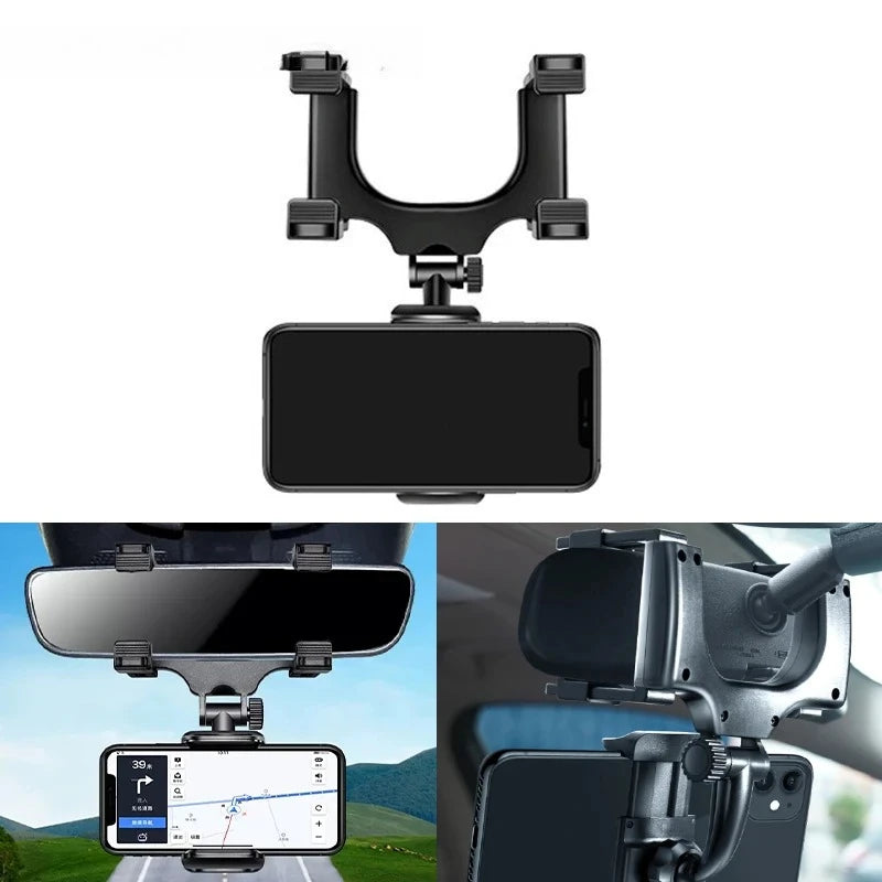 CowLost | mobile-phone-car-mounts-product_id-rearview-mirror-phone-holder-car-mount-stable-rotating-smartphone-bracket |17