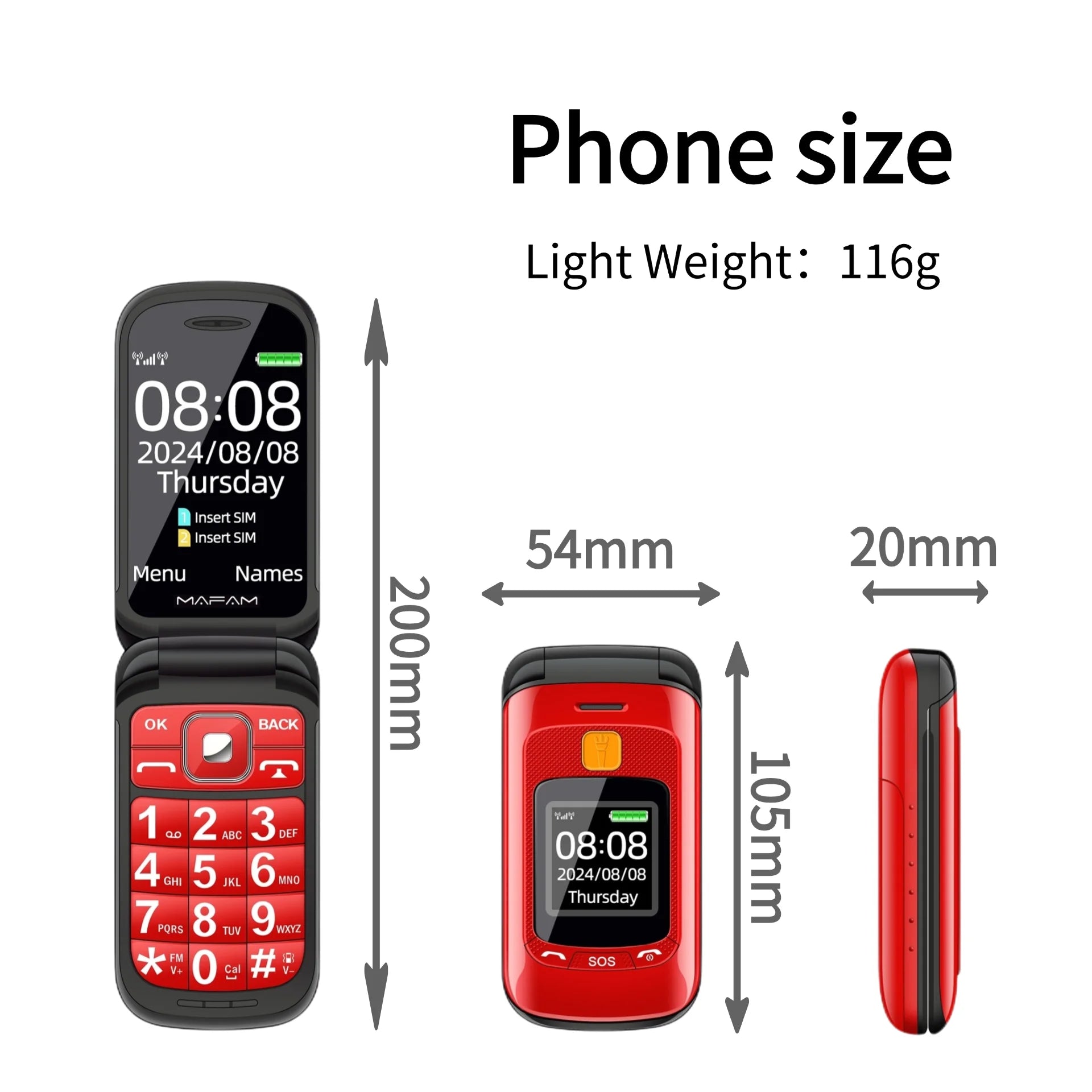 CowLost | mafam-f899-small-cover-folded-elderly-mobile-phone-for-seniors |16