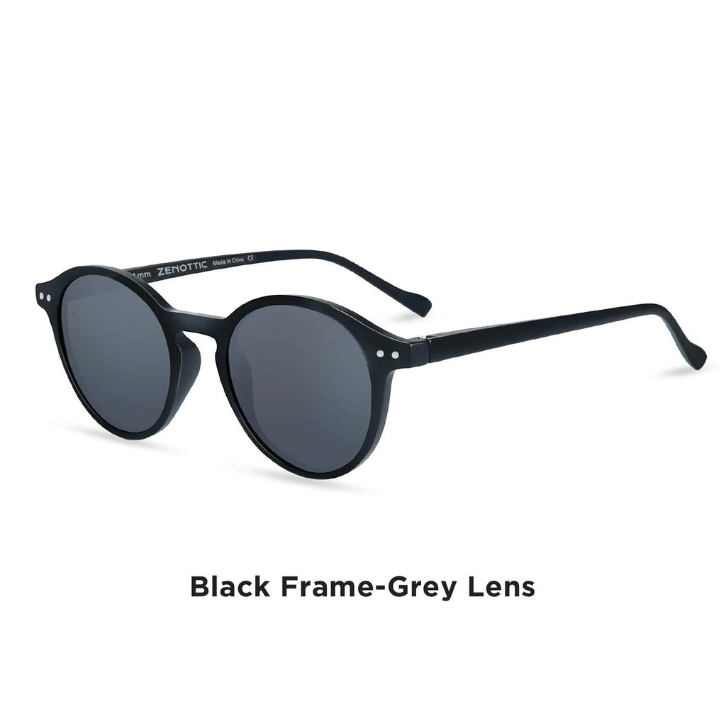 CowLost | zenottic-s-size-retro-circular-polarized-sunglasses |6