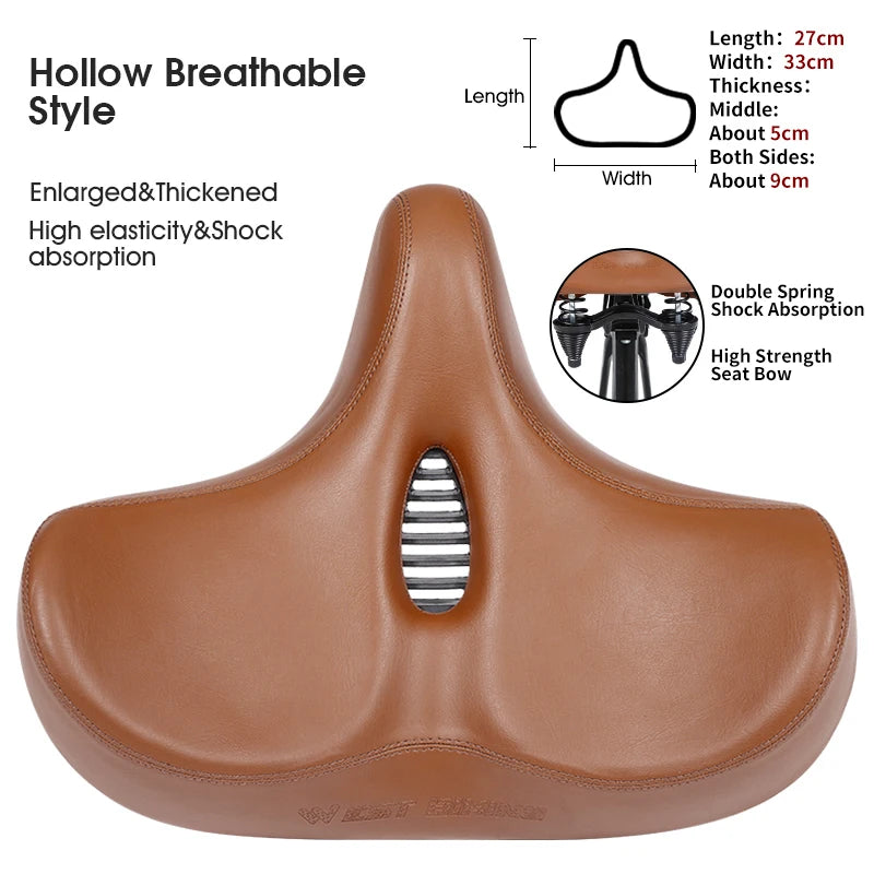 CowLost | west-biking-widen-bicycle-saddle-ergonomic-thick-comfortable-bike-saddle-shock-absorbtion-mtb-e-bike-cushion-bicycle-accessories |65