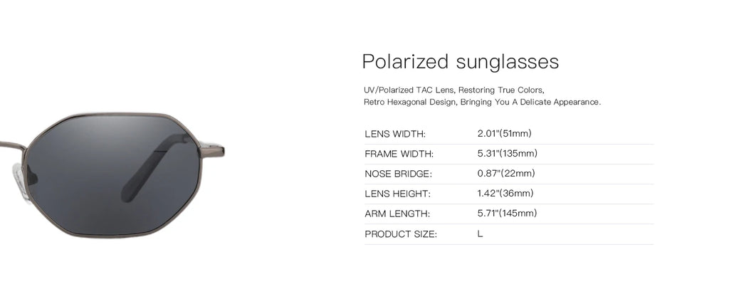 CowLost | zenottic-retro-small-polygon-polarized-sunglasses-women-metal-uv400 |20