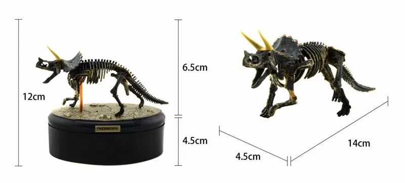 Dinosaur Excavation 3D Puzzle Toy Skeleton Fossil Model Chiosaurus