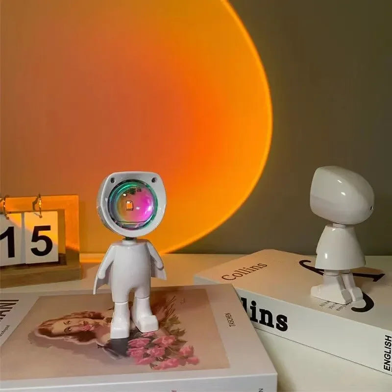 CowLost | product_id-usb-rechargeable-led-astronaut-sunset-rainbow-projection-night-light-with-touch-control |5