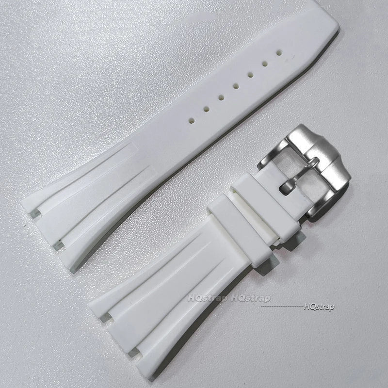 CowLost | product_id-26-27mm-waterproof-soft-silicone-strap-with-link-pin-for-ap-royal-oak-ga2100-ga-2110-replacement-watchband |14