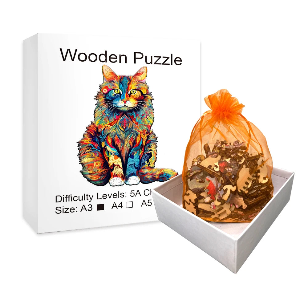 CowLost | product_id-colorful-cat-wooden-jigsaw-puzzle-brain-challenge-gift-for-birthdays-holidays |2