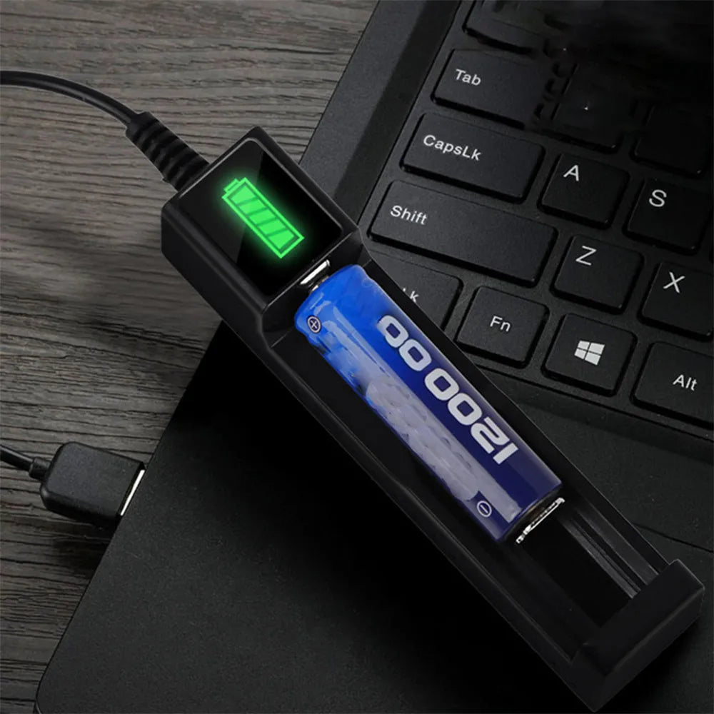 CowLost | product_id-universal-usb-1-slot-smart-quick-charger-for-18650-14500-16340-18500-26650-batteries |6