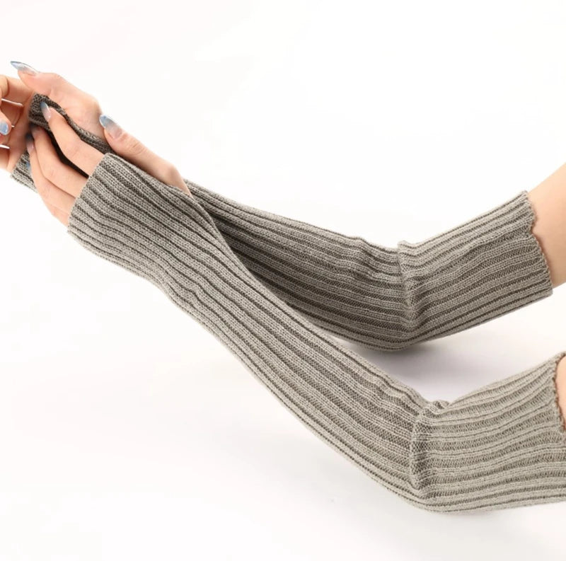 CowLost | activewear-pants-women-long-fingerless-knit-gloves |21