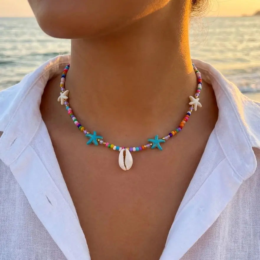 CowLost | bohemian-colorful-rice-beads-necklace-for-women |1