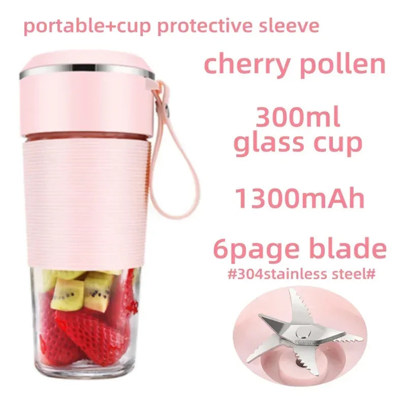 CowLost | product_id-portable-usb-rechargeable-mini-smoothie-blender-juicer-with-glass-cup |6