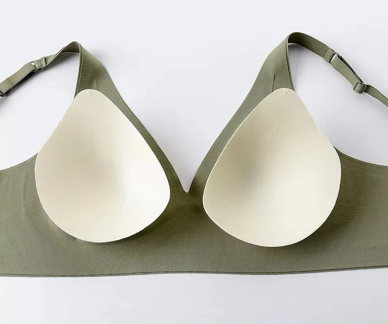 CowLost | 3pcs-set-seamless-bras-wire-free-brassiere-women-underwear-female-sexy-lingerie-plunge-underwear-sleepwears-intimates |7