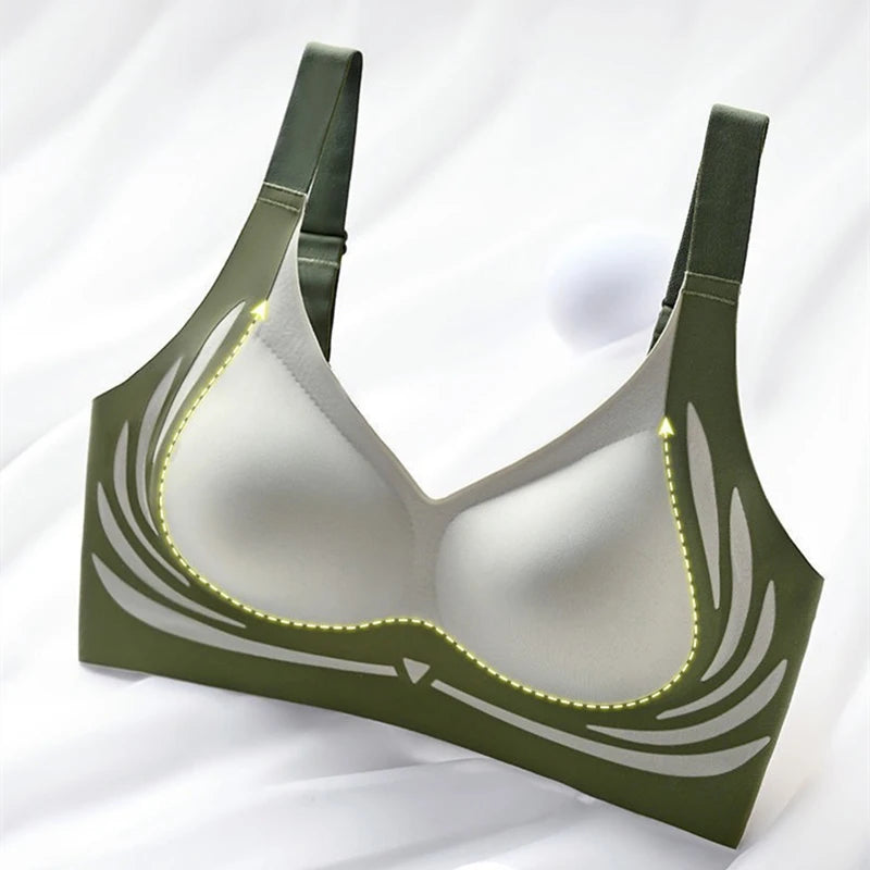 CowLost | product_id-large-wire-free-seamless-bra-for-women-anti-sagging-gathered-no-marks-beautiful-back-design |5
