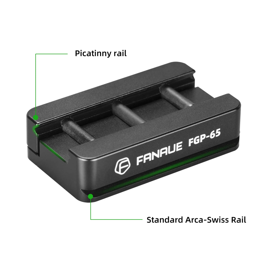 CowLost | product_id-fanaue-cnc-aluminum-picatinny-rail-plate-with-anti-slip-arca-swiss-tripod-adapter |4