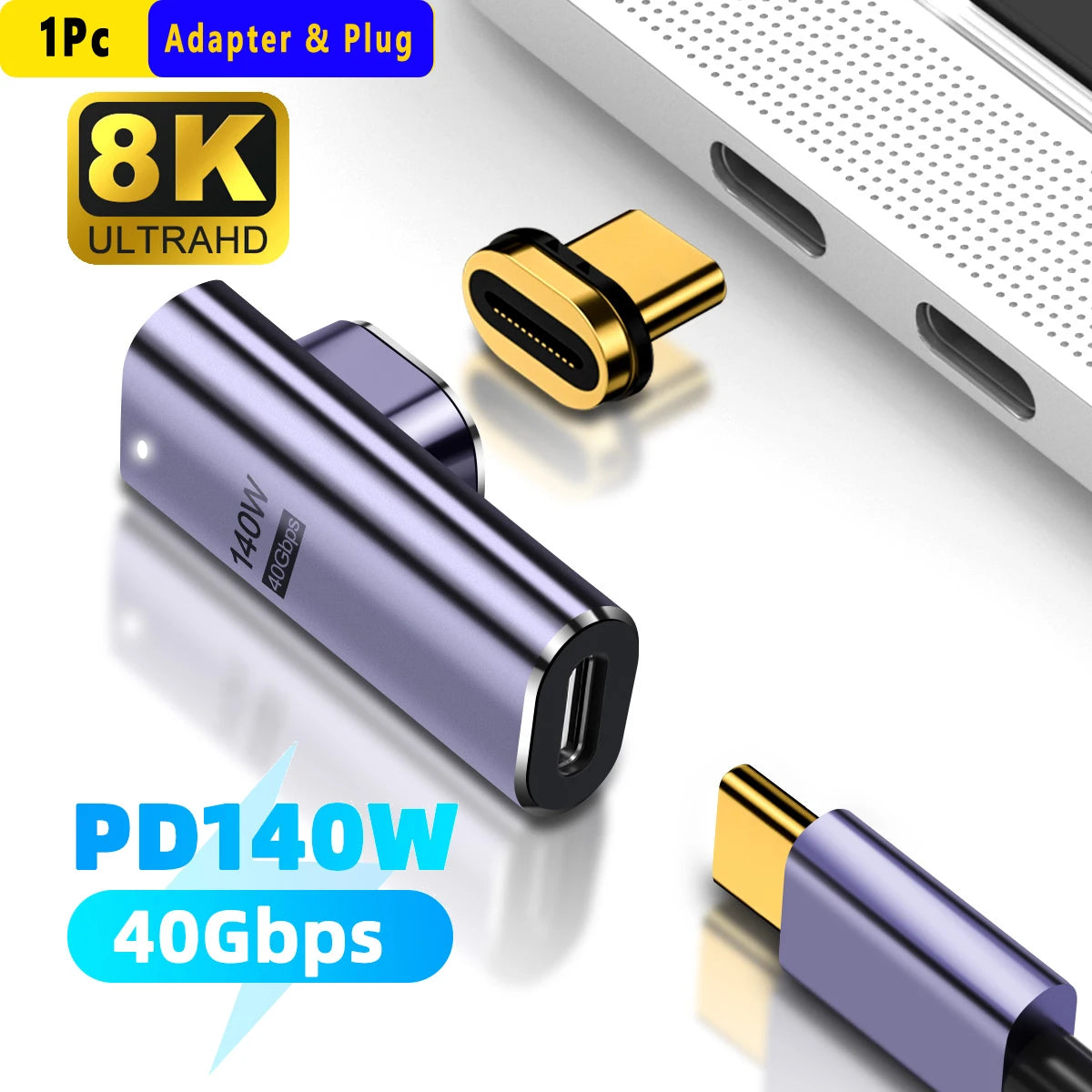 CowLost | product_id-usb4-thunderbolt-3-4-magnetic-type-c-male-to-female-adapter-40gbps-140w-fast-charging-8k-60hz-usb-c-converter-for-ipad-macbook |24