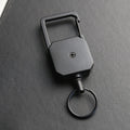 CowLost | retractable-key-ring-outdoor-anti-loss-key-chain-d-shaped-climbing-carabiner-lanyard-easy-pull-buckle-highly-elastic-key-ring |7