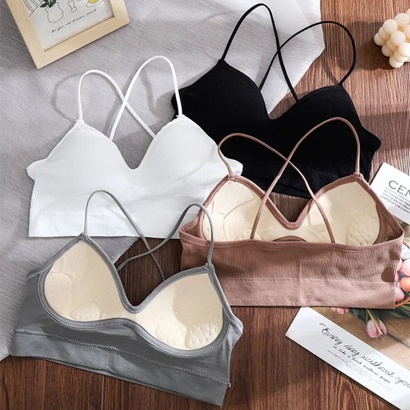 CowLost | product_id-seamless-wire-free-push-up-deep-v-bralette-for-women |6