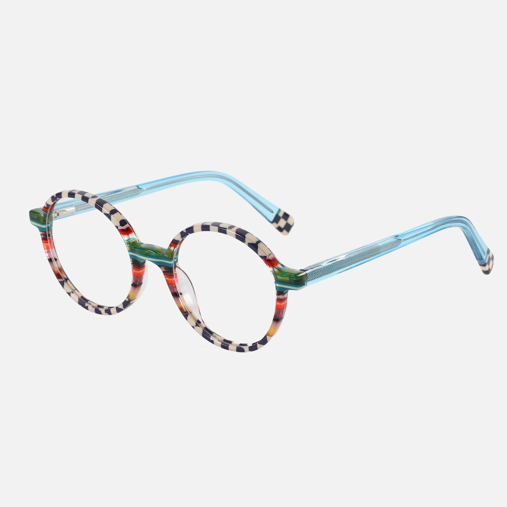 CowLost | zenottic-fashion-spotted-pattern-optical-frame-unisex-acetate-glasses |1