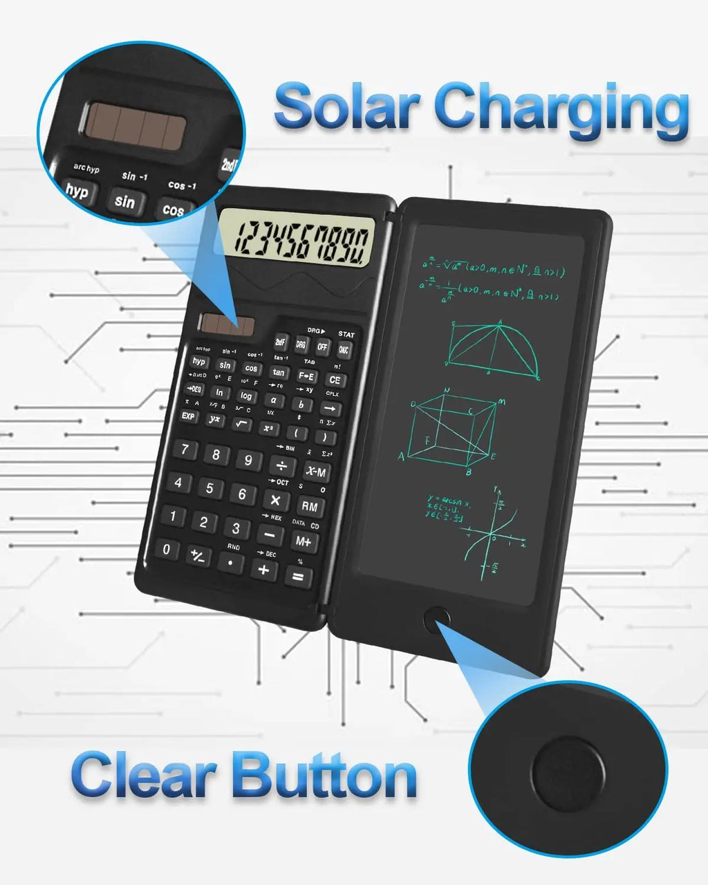 CowLost | product_id-foldable-mini-scientific-solar-calculator-with-lcd-handwriting-pad-for-school-and-office |3
