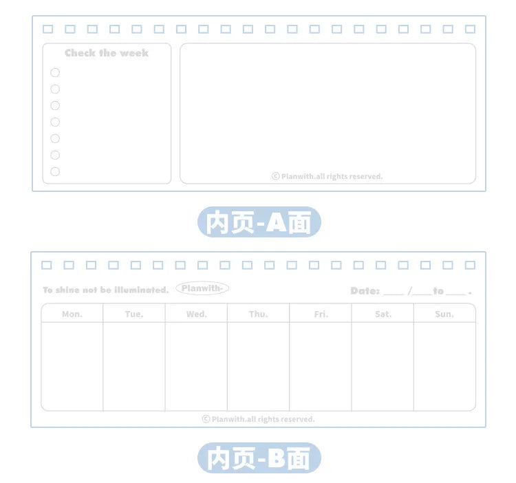 CowLost | product_id-planwith-weekly-flip-up-small-notebook-portable-horizontal-coil-notepad |10