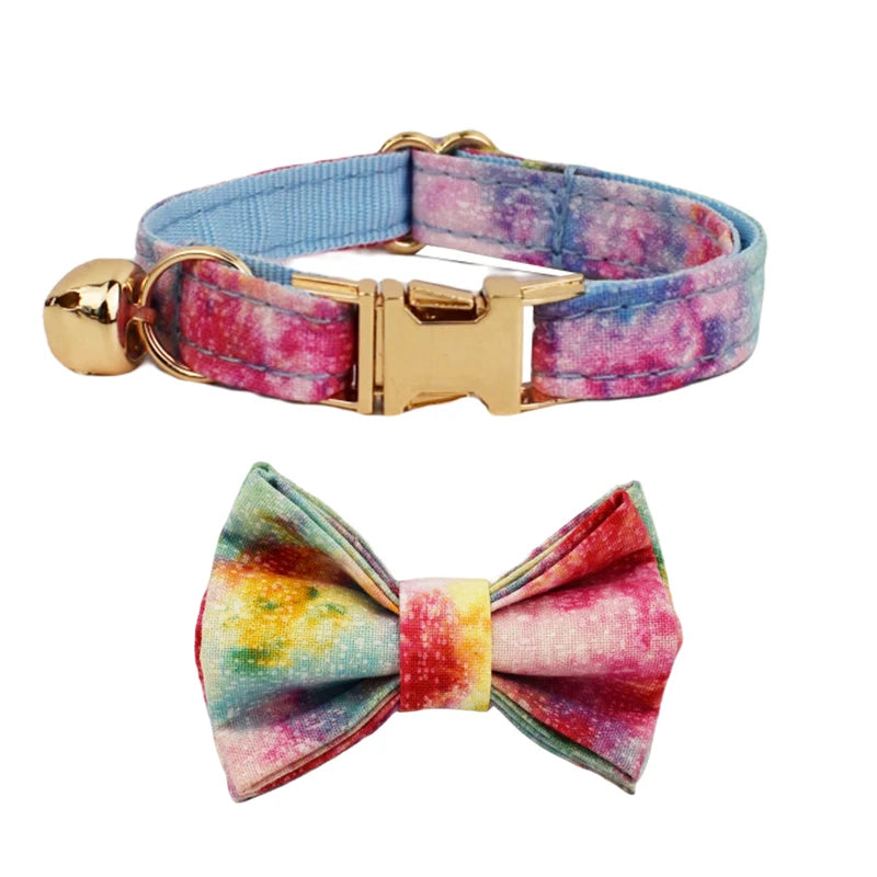 CowLost | cat-furniture-adjustable-cat-collar-with-bowknot-and-bell |16