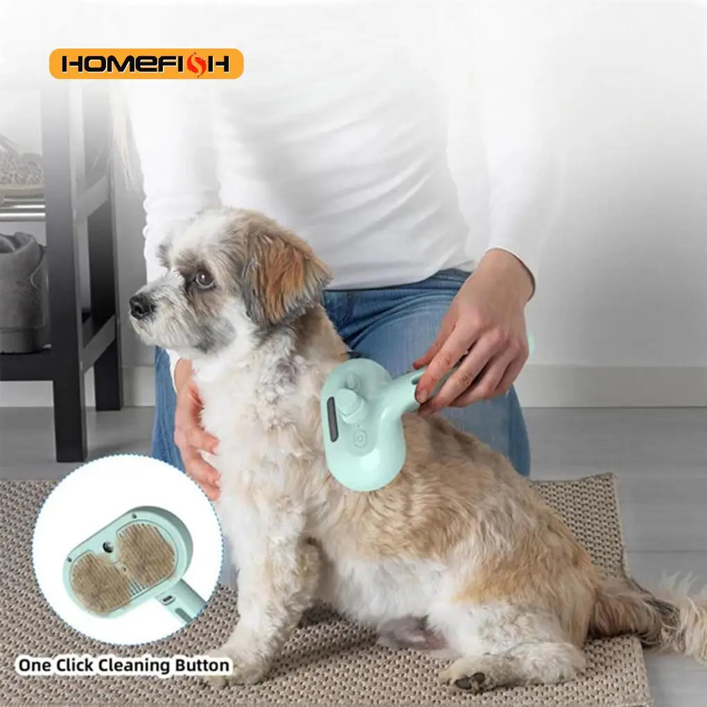 CowLost | product_id-luxury-steam-spray-dog-grooming-brush |2