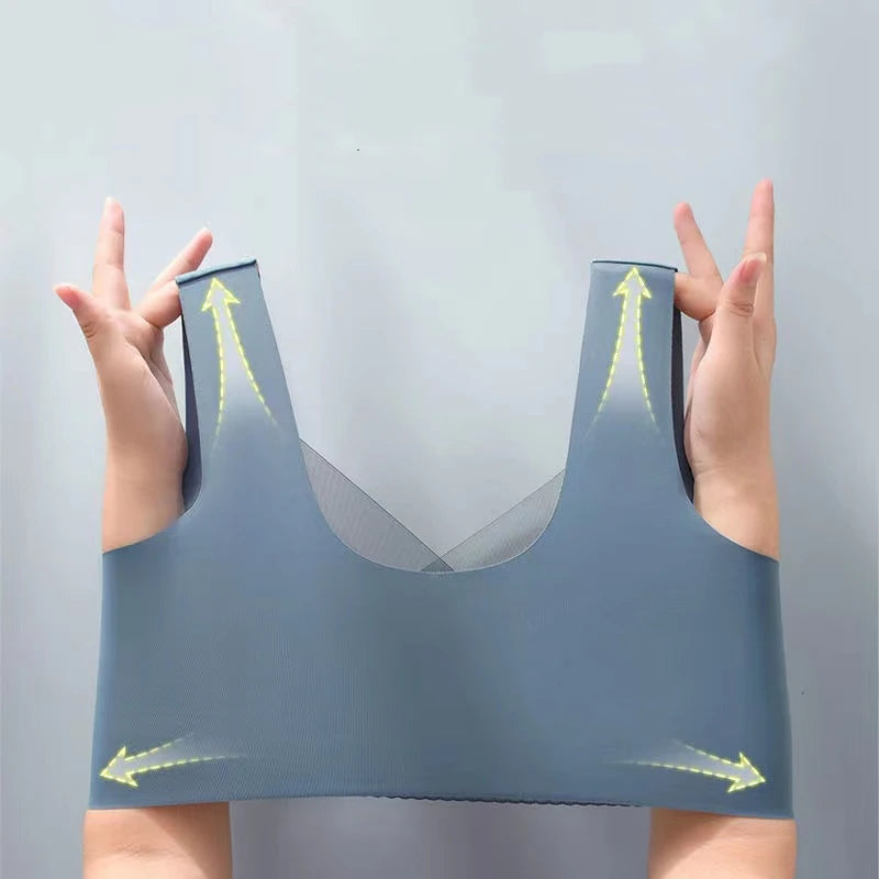 CowLost | product_id-seamless-wire-free-lace-bra-with-thin-molded-cups-comfortable-fit-small-to-large-sizes |7