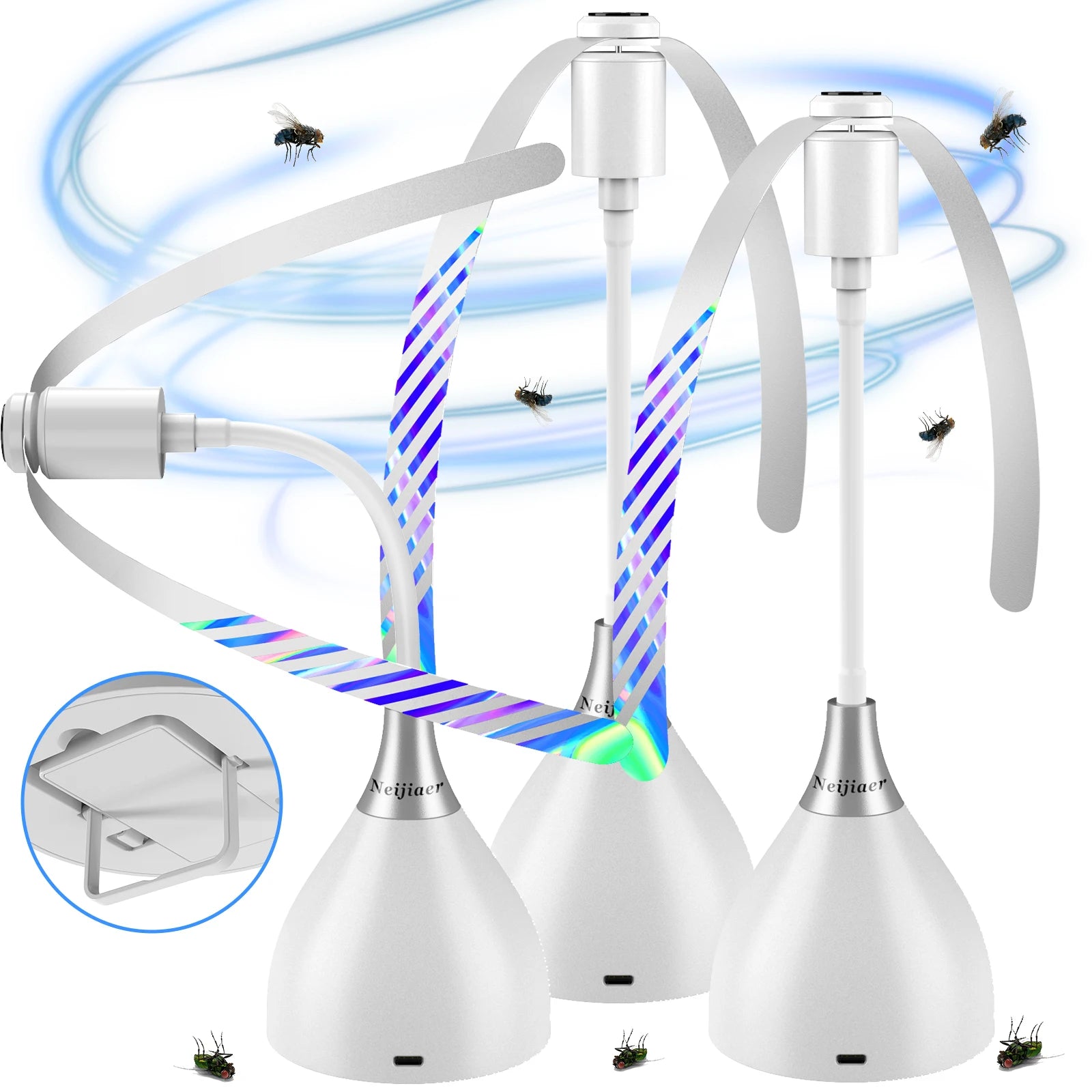 CowLost | product_id-silent-portable-fly-repellent-table-fan-usb-battery-powered-for-picnic-bbq |15
