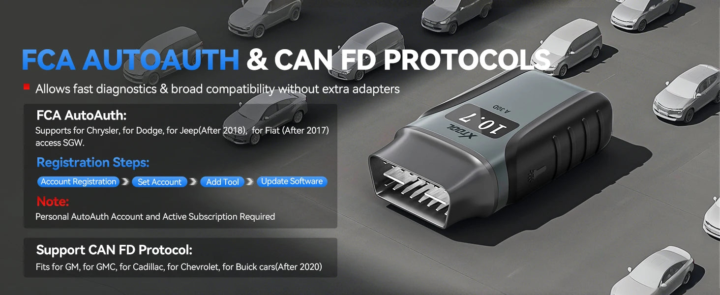 CowLost | xtool-anyscan-a30d-car-diagnostic-tools-bi-directional-obd2-scanner-a30d-v2-0-can-fd-fca-19-services |8