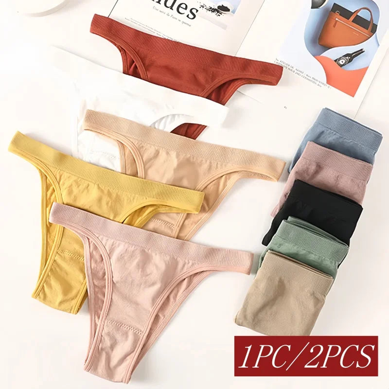CowLost | product_id-womens-seamless-brazilian-high-cut-g-string-thong-panties-m-l-1-or-2-pack |2