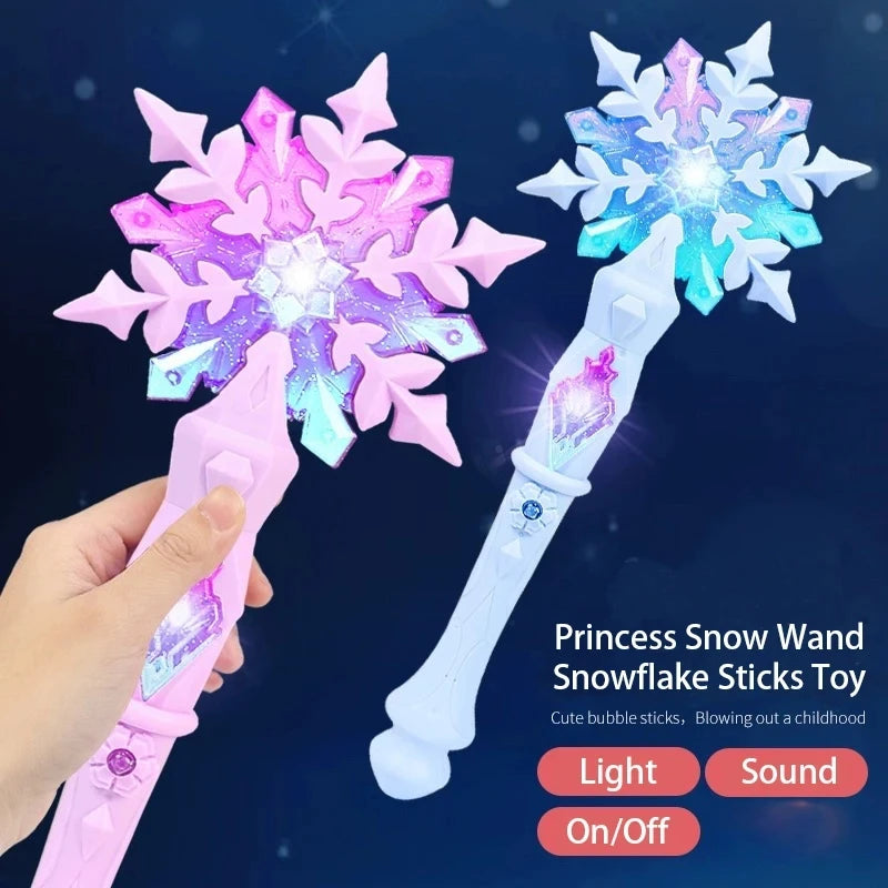 CowLost | product_id-princess-snowflake-wand-toy-glowing-light-sound-stick-for-kids-cosplay-christmas-halloween |1