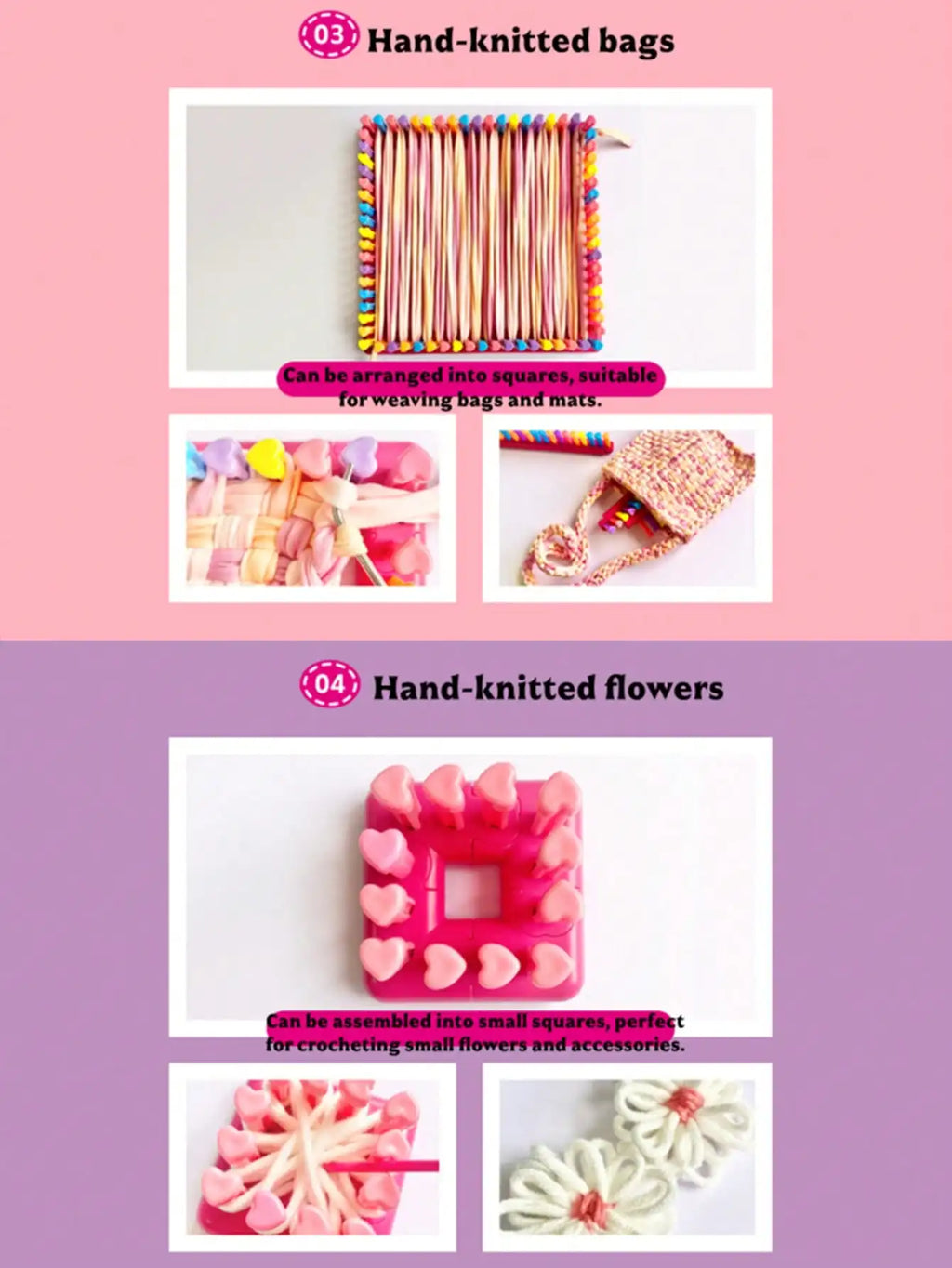 CowLost | product_id-diy-weaving-kit-for-kids-ages-6-arts-crafts-scarves-hats-and-bags |13