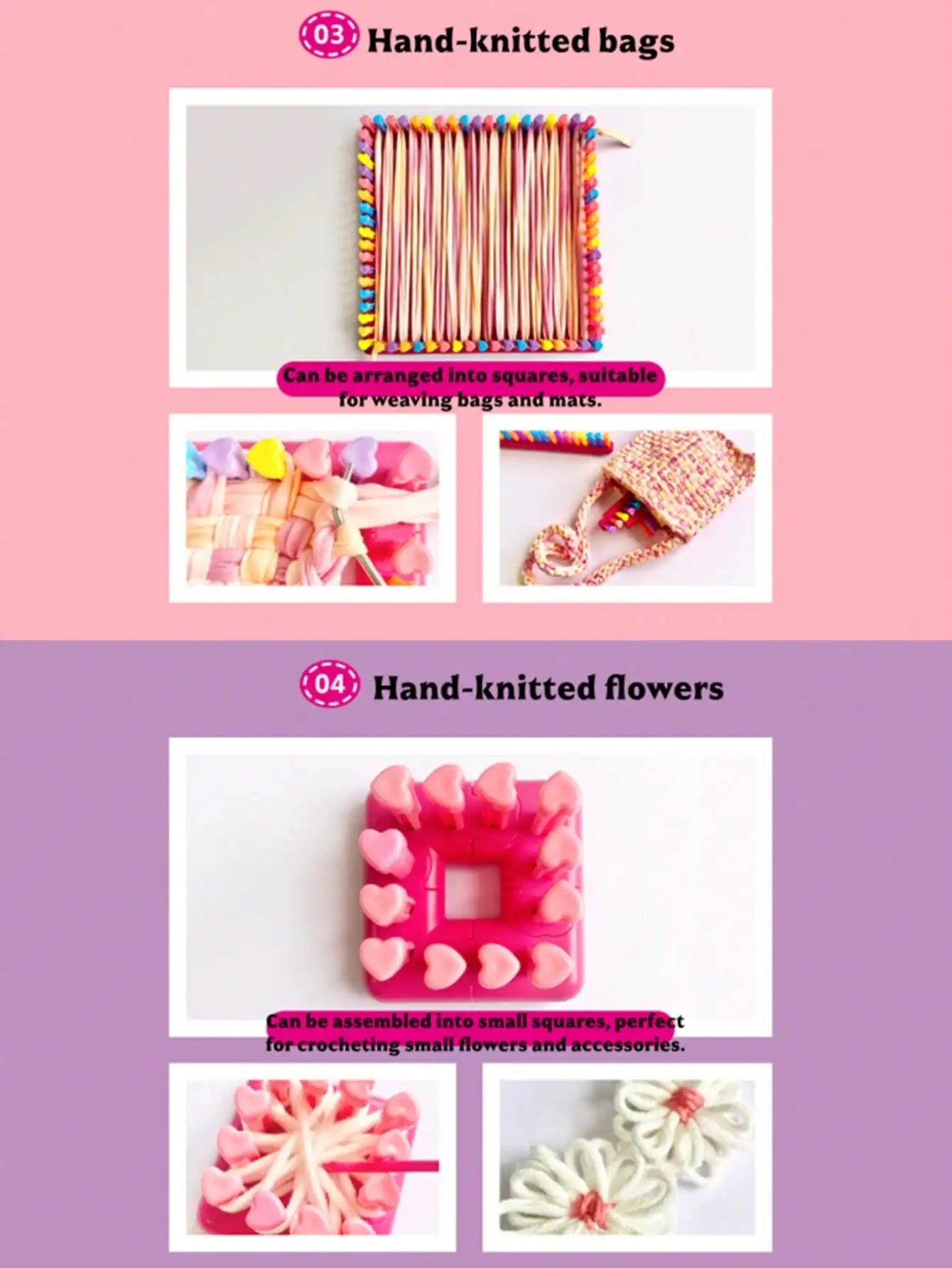 CowLost | product_id-diy-weaving-kit-for-kids-ages-6-arts-crafts-scarves-hats-and-bags |13