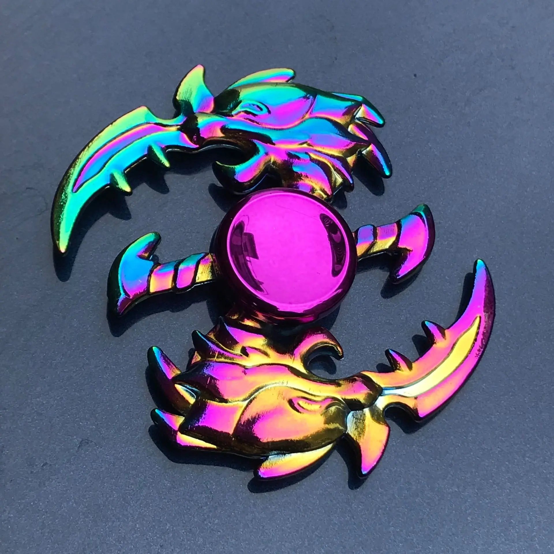 CowLost | product_id-metal-rainbow-gradient-fidget-spinner-r188-mute-bearing-anti-anxiety-edc-hand-toy |8