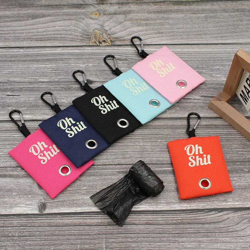 CowLost | uncategorized-portable-canvas-dog-poop-bag-dispenser-storage-holder |1