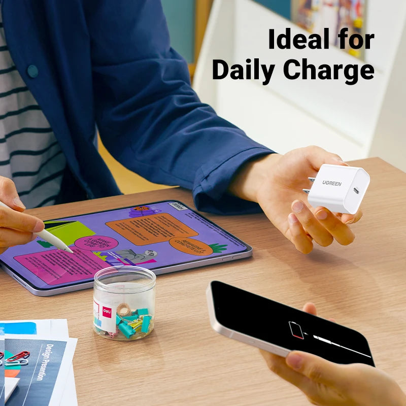 CowLost | ugreen-quick-charge-4-0-3-0-qc-pd-charger-20w-usb-type-c-fast-charger |6