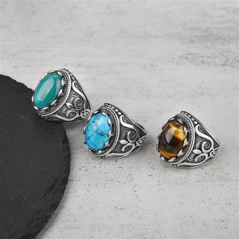 CowLost | jiayiqi-vintage-handmade-oval-rings-for-men |3