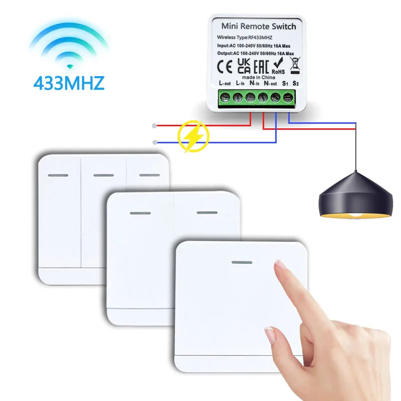CowLost | fan-remote-controls-product_id-rf-433mhz-mini-smart-led-wall-switch-1-2-3-gang-remote-control-100-220v |7