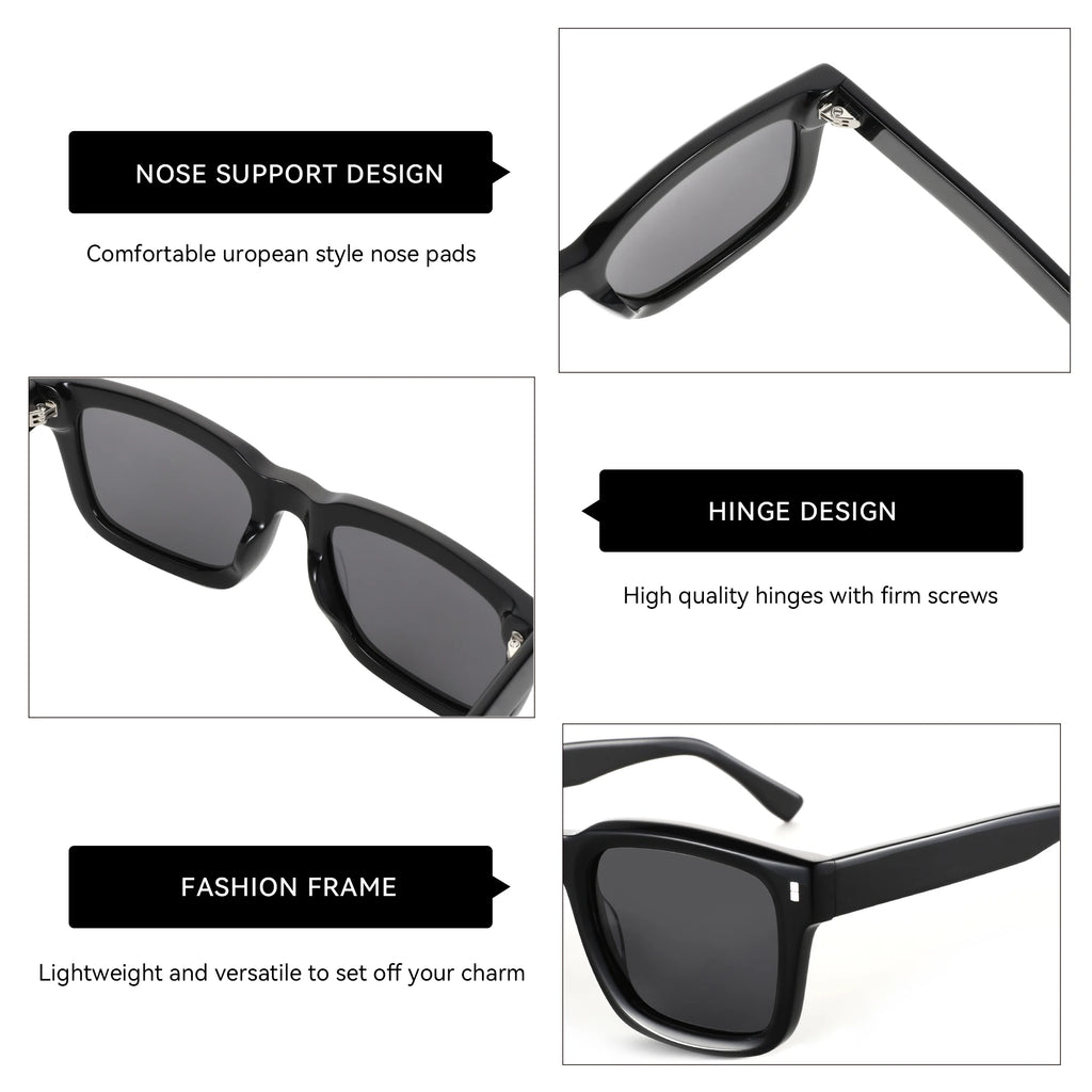 CowLost | zenottic-trend-square-polarized-sunglasses-handmade-acetate |5