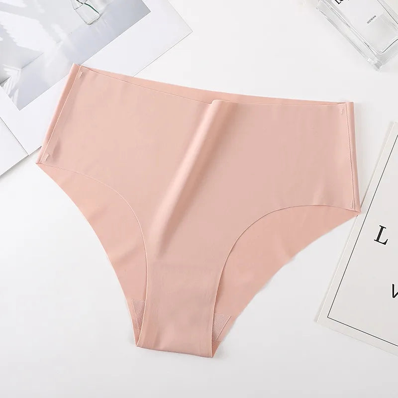 CowLost | product_id-2pcs-womens-high-waist-seamless-ice-silk-briefs-xs-xl |12