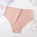 CowLost | product_id-women-high-waist-seamless-silky-thin-brief-panties-soft-summer-underwear |14